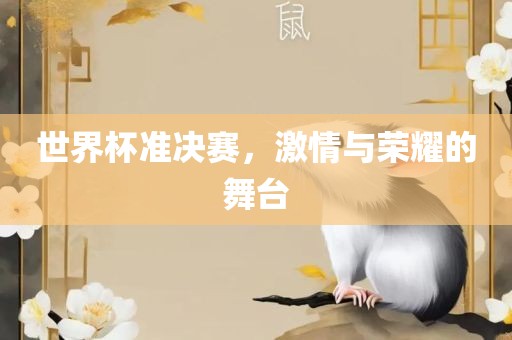 世界杯准决赛，激情与荣耀的舞台
