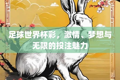 足球世界杯彩，激情、梦想与无限的投注魅力