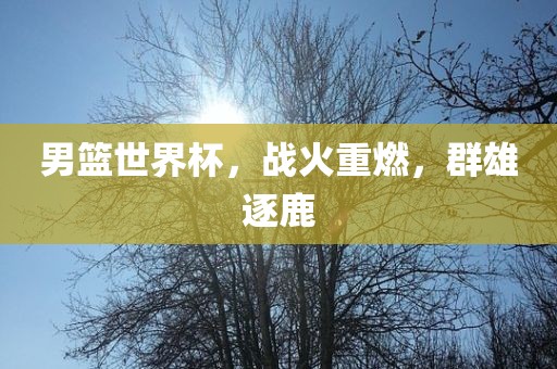 男篮世界杯，战火重燃，群雄逐鹿