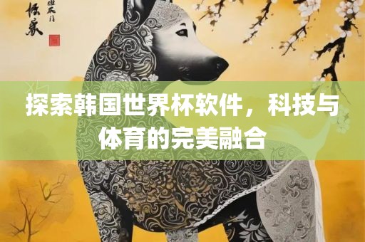 探索韩国世界杯软件，科技与体育的完美融合
