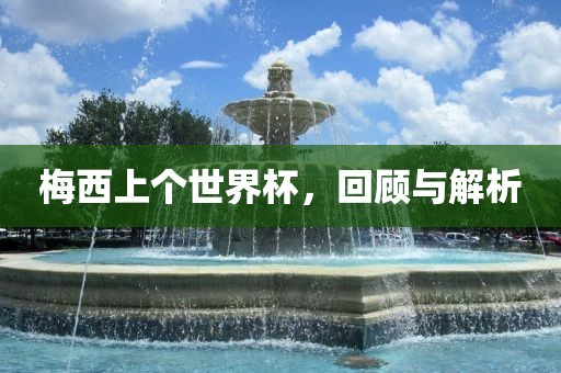 梅西上个世界杯，回顾与解析